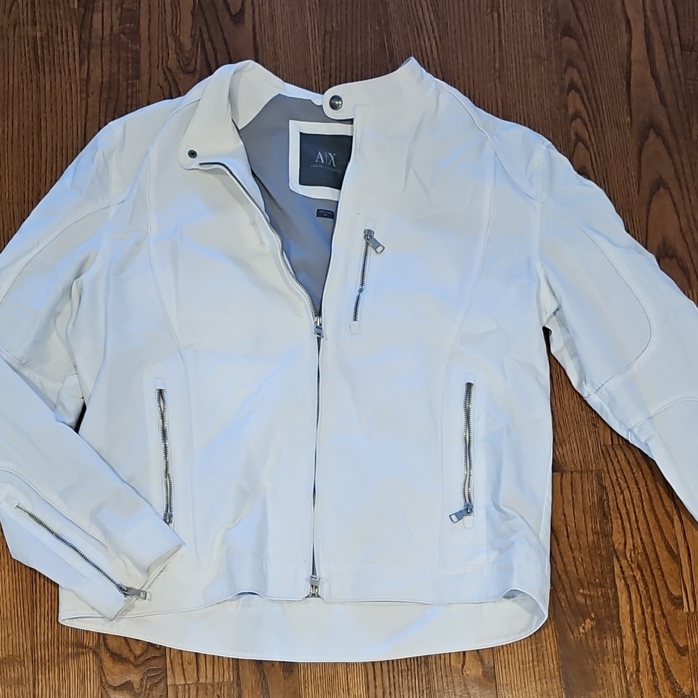Armani Exchange White Jacket